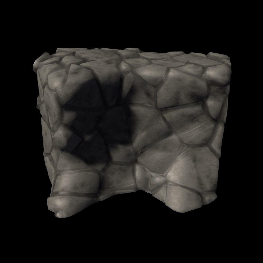 Low Poly Cliff 01 - BGE preview image 2